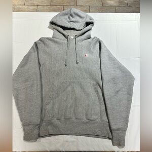 Champion Gray Reverse Weave Hoodie for Men